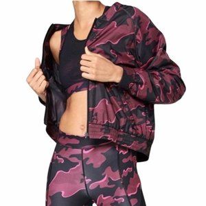 Ivy Park Black and Pink Cameo Windbreaker